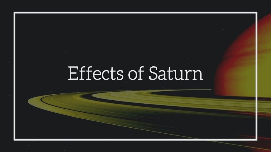 What is the nature of a person due to the presence of Saturn in which sign of the horoscope?